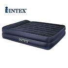 INTEX DELUXE RAISED AIRBED QUEEN SIZE ELECTRIC PUMP DOUBLE INFLATABLE 