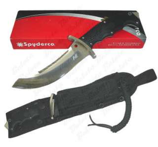 Spyderco Warrior Fixed Blade H 1 Steel FB25PSBK **NEW**  
