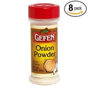 Gefen Seasoning, Onion Powder, Passover, 2.2500 Ounce (Pack of 8)