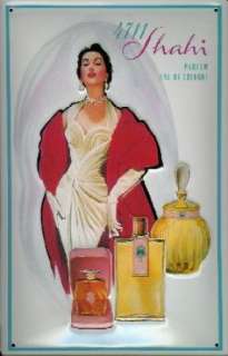 4711 Shahi Parfum Schild Blechschild Reklame 20x30cm  