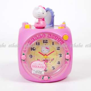   Hello Kitty Réveil Horloge Cube Bureau Décor Rose VHTZ