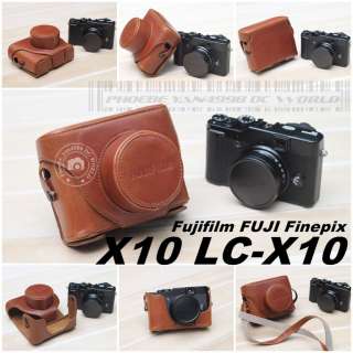   FUJI Leather Case bag Fujifilm FUJI Finepix X10 LC X10 LIGHT 