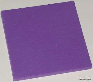 Purple Foam Stamp Mat / Pad 15cmx15cm  
