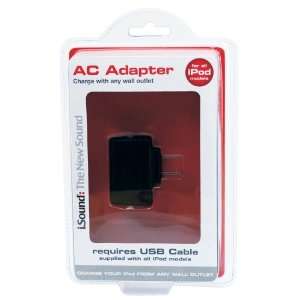  i.Sound USB AC Adapter for iPod (Black)  Players 