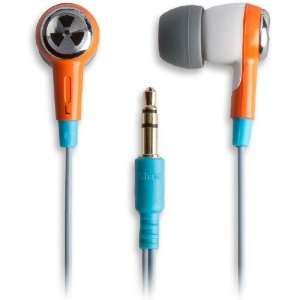  iFrogz EarPollution 3.5 mm Headphones   Orange/White Cell 