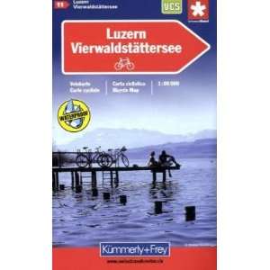 Luzern   Vierwaldstätter See 1  60 000. Velokarte  