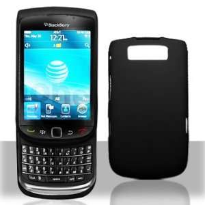  Blackberry Torch 9800 9810 Rubber Black Case Hard Cover 