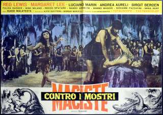 CINEMA fotobusta MACISTE CONTRO I MOSTRI m. lee,r.lewis  