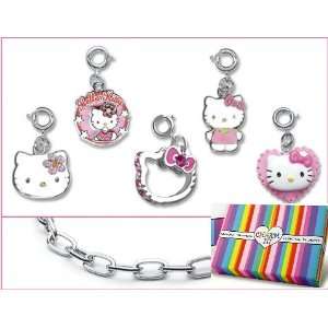  Licensed © Sanrio Hello Kitty Classic Charms & Bracelet 