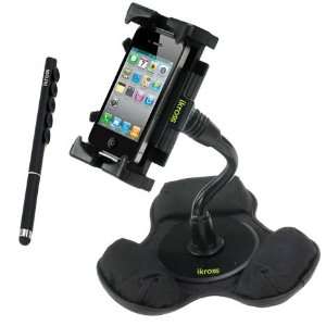iKross Car Dashboard Mount Holder + iKross Stylus Pen with Suction Cup 