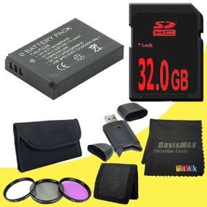 Card + 40.5mm 3 Piece Filter Kit + SDHC Card USB Reader + Memory Card 