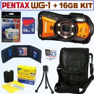  Pentax Optio WG 1 Adventure Series 14 MP Waterproof Digital Camera 