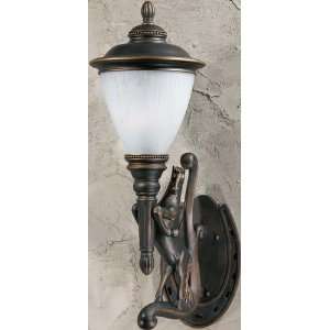  Stallion outdoor   wall mounted light in oil rubbed bronze 