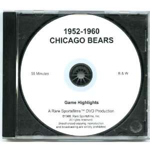  1952 1960 Chicago Bears Highlight Films DVD Everything 