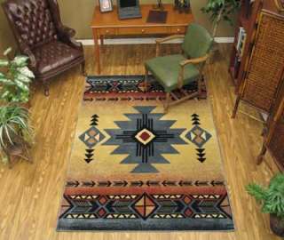 Jewel Tones American Indian 5x8 area rug southwest NEW  