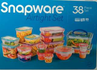   Free Snapware 38 Piece Airtight Plastic Storage Container Set  