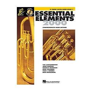 Hal Leonard EE2000 E Flat Tenor (Alto) Horn Book 1 Book/CD 