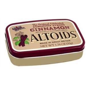 Altoids Mints   Cinnamon, 1.76 oz tin, 12 count  Grocery 