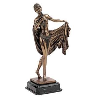 Art Deco Parisian Dancer Statue Jazz Age Sculpture  