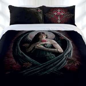   in Packaging ANNE STOKES ANGEL ROSE Gothic KING Bed Quilt Cover Set