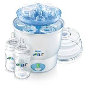 16. Philips Avent iQ24 Sterilizer with 2 Bottles, 9 oz by Philips 