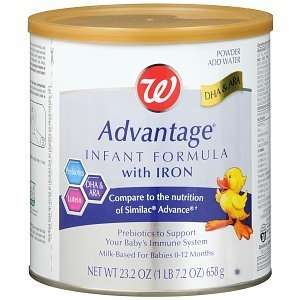 Walgreens Advantage Infant Formula Powder with Iron, 23.2 oz