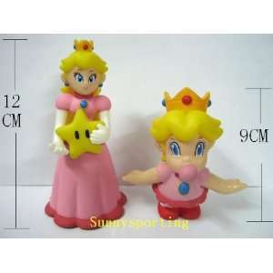  Super Mario Brother Peach Princess & Baby Figures 3.5 4.7 