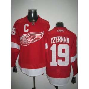  Steve Yzerman #19 Red NHL Detroit Red Wings Hockey Jersey 