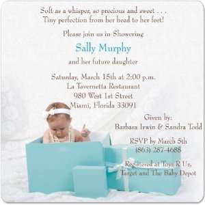   Tiffany Magnet Medium Baby Shower Invitations