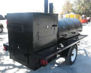 NEW CHARCOAL COOKER BBQ WOOD SMOKER GRILL FOOD TRAILER  