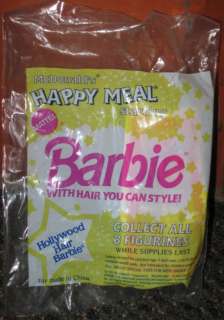 1992 McDonalds Hollywood Hair Barbie Happy Meal Toy  