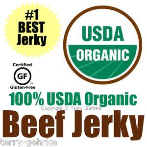 Organic Beef Jerky Gluten Free Original #1 Best 1 Case  