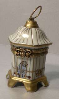 auction is for a brand new bird cage limoges boxes