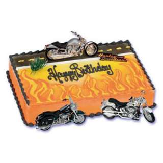   Crafts® Harley Davidson® Cake Kit to the top of that birthday cake