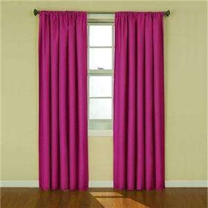  ECLIPSE THERMABACK 42x63 Panel Raspberry color Blackout Curtain 