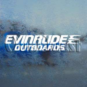 Evinrude Outboard Decal BOAT CRUISER Window Sticker  