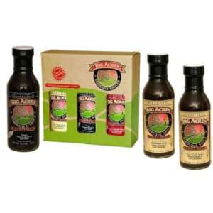 Big Acres Rich & Mild BBQ Sauce and Ginger Teriyaki Marinade Gift Pack 