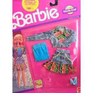  Barbie Jeans Week End Fashions (Blue Top)   1990 Arco Toys, Mattel 