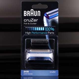 braun braun 20s replacement foil shaver pack cruzer 2000 series foil 