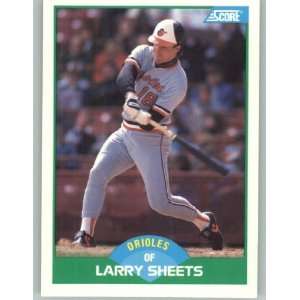  1989 Score #81 Larry Sheets   Baltimore Orioles (Baseball 