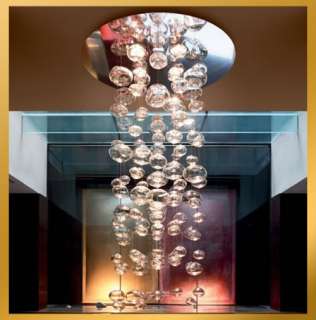     Murano Due Bubble Glass Chandelier Suspension Light Pendant Lamp