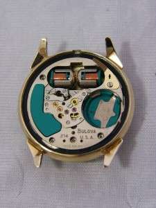   1965 M5 Bulova ACCUTRON 214 Tuning Fork 10K GF Bezel Watch  