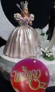 Glinda the Good Witch Wizard of OZ Wedding Cake Topper  