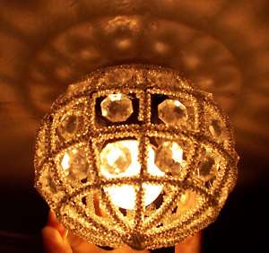 Crystal chandelier globe light shades ball lamp lantern  