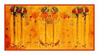 Wassail by Charles Rennie Mackintosh Counted Cross Stitch Chart  