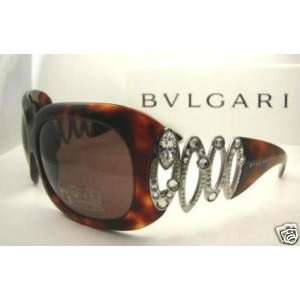  Authentic BVLGARI Tortoise Sunglasses 8016B   851/73 *NEW 