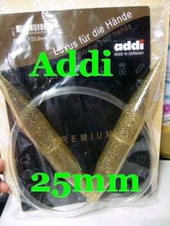 25mm 32 ADDI Turbo Premium Circular Knitting Needle  