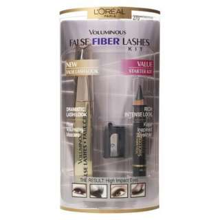 Oreal Voluminous False Fiber Lashes Kit   Black product details page