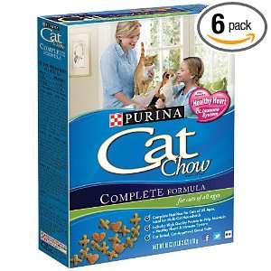 Purina Pet Care Cat Chow Complete, 18 Ounce Boxes (Pack of 6)  