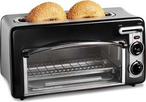 Hamilton Beach 2 in 1 Toaster & Oven, Compact Toastation 22708 Wide 